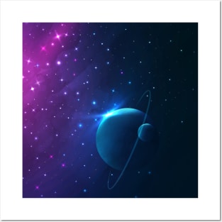 Natural Pluto Planet Posters and Art